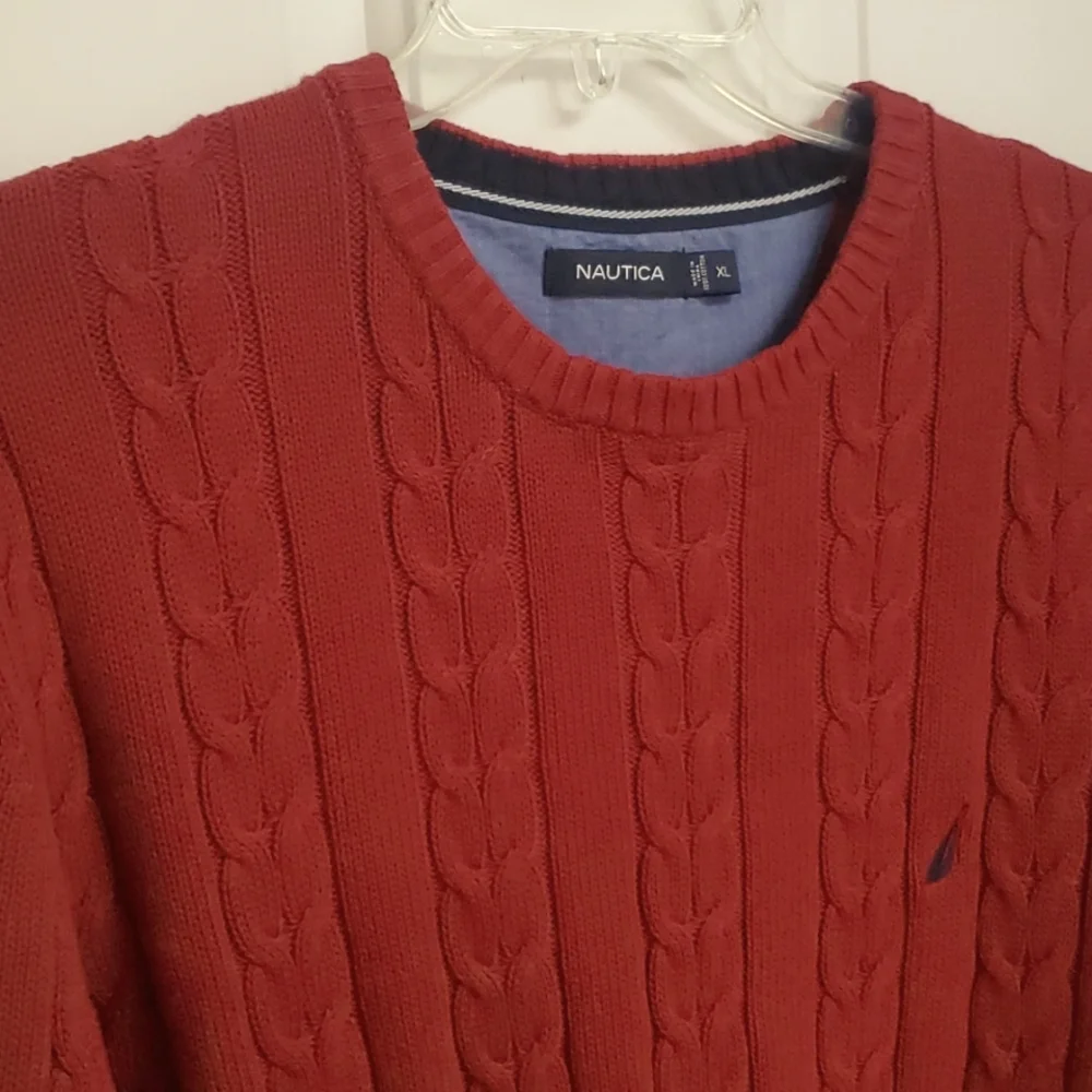 Nautica Preppy Academia Cable Knit Sweater - Picture 2 of 3